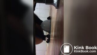 cute korean girl shitting