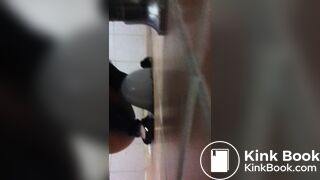 cute korean girl shitting