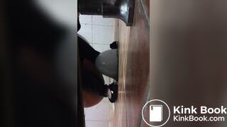 cute korean girl shitting