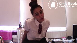 Black Woman Poops her white pullup