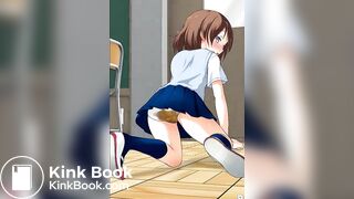 School girl poop 1