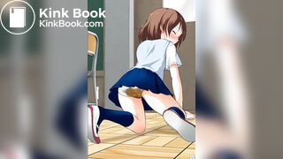 School girl poop 1