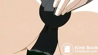 Hentai maid gets unsusal enema