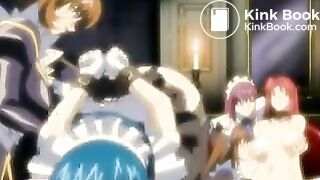 Hentai maid gets unsusal enema