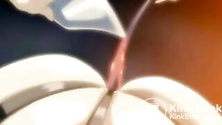 Hentai maid gets unsusal enema