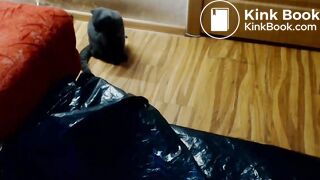 Cute camgirl does dirty enema