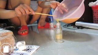 Cute girl Shitting made in china 3