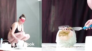 Guy eats 5 girl's shit part 5