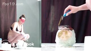 Guy eats 5 girl's shit part 5