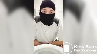 Verbal Masked Russian Master Taking a Shit For You