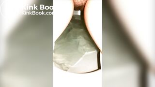 Between the legs 12" poop