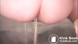 Asian girl feeds a young guy diarrhea