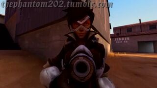 Tracer pooping toilet animation