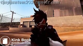 Tracer pooping toilet animation