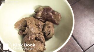 College girl tales a dump.