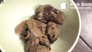 College girl tales a dump.