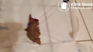 Black SSBBW shitting