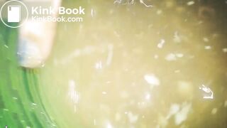 Nasty blonde MILF does it all.