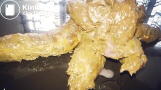 Nasty blonde MILF does it all.