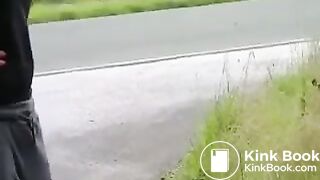 outdoor shitting girl - video 2