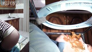 Shit in mouth close up 3.