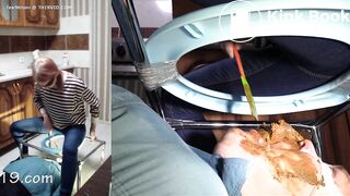 Shit in mouth close up 3.