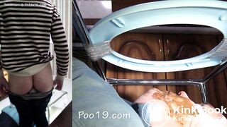 Shit in mouth close up 3.