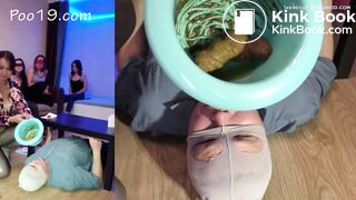 Yana,Christina and Amina feeds slave.