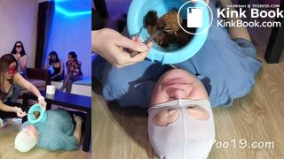 Yana,Christina and Amina feeds slave.