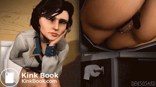 Elizabeth Tacking a shit.