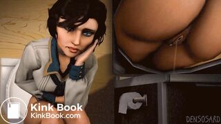 Elizabeth Tacking a shit.