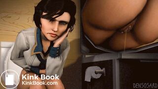 Elizabeth Tacking a shit.