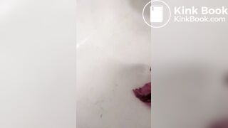 Blonde girl pooping part 2