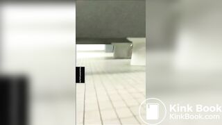 public restroom shitting