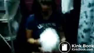 Girl let film her pooping