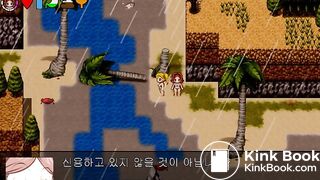 Two swimming suit girls shitting