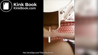 mixed lady poop selfie video