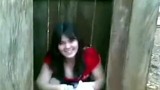 Brazilian girl poops