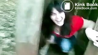 Brazilian girl poops