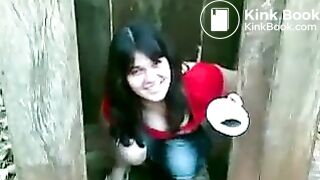 Brazilian girl poops