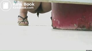 Public toilet poo - video 4