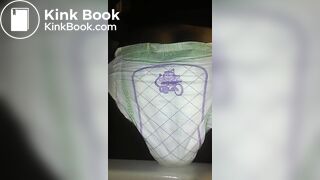 Black Girl poops Luvs Diaper No.1