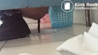cute girl pissing and pooping