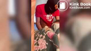 Ebony teen gets fucked hard