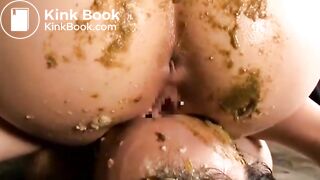 japanese shit mistress shits and pisses on slave 2