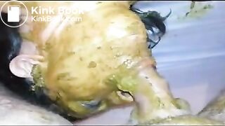 Wife gets pooped on and enjoys a fierce orgasm rubbing one out - video 7