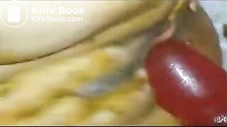 Wife gets pooped on and enjoys a fierce orgasm rubbing one out - video 7