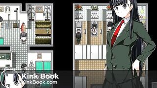 game girl poop and piss toilet