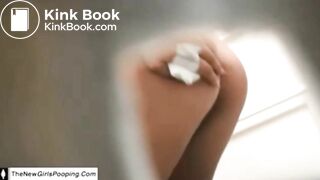 Rave teen has bad diarrhea in outside toilet