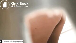 Rave teen has bad diarrhea in outside toilet